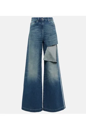 Peter Do Jeans a gamba larga con cut-out