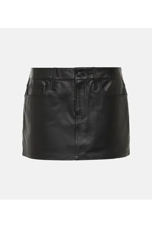 WARDROBE.NYC Minigonna Micro in pelle