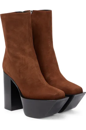 Peter Do Stivaletti in suede con plateau