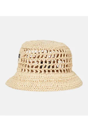 Prada Cappello da pescatore in rafia