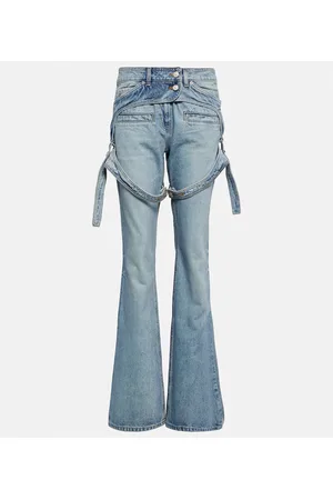 Courrèges Courrèges Jeans bootcut a vita media