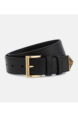 Prada Cintura in pelle con logo