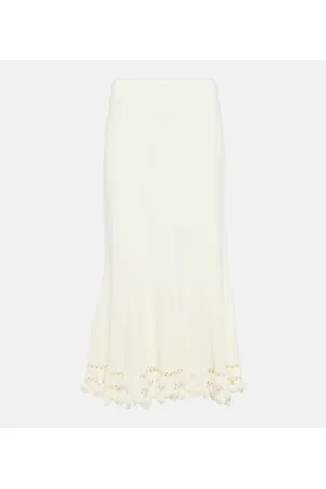 ULLA JOHNSON Gonna lunga Ayla in maglia a coste