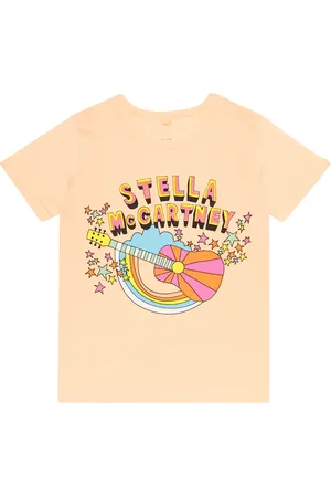 Stella McCartney T-shirt in jersey di cotone con stampa