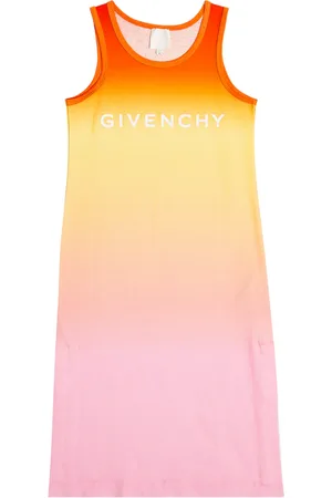 Givenchy Abito in jersey di cotone ombré con logo