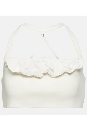 Jacquemus Top Le Bandeau Frivolli con ruches