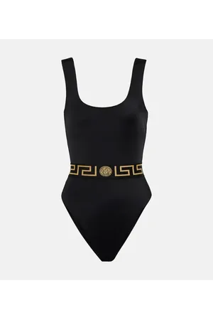 VERSACE Costume intero con stampa Greca