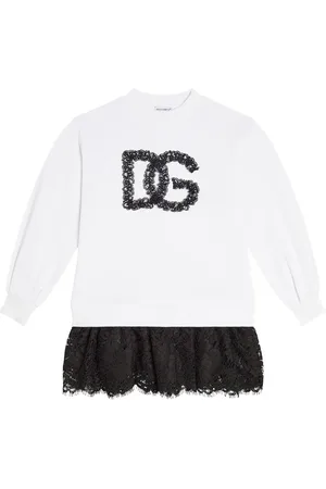 Dolce & Gabbana Abito DG in jersey di cotone