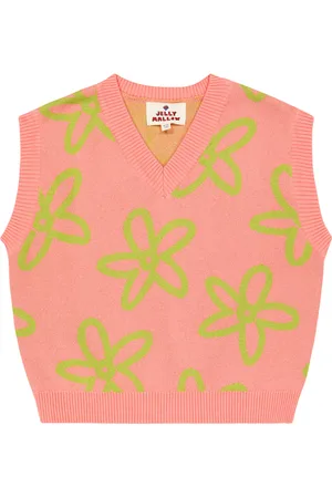 Jelly Mallow Gilet in cotone con stampa
