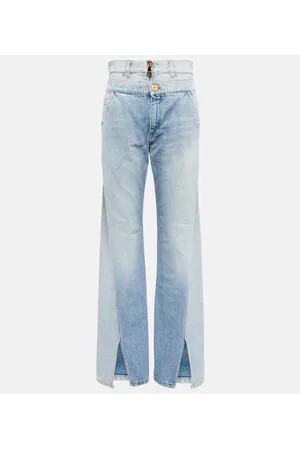 Balmain Jeans due in uno a vita alta