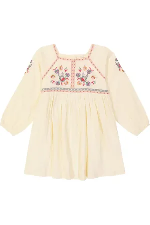 Louise Misha Abito Tulla in cotone con ricamo