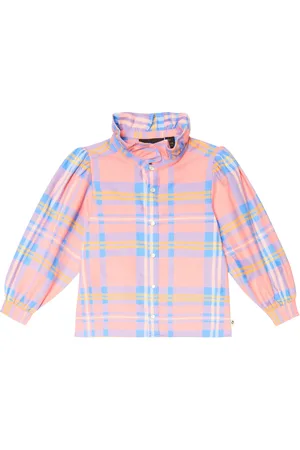 Mini Rodini Camicia in flanella di cotone a quadri
