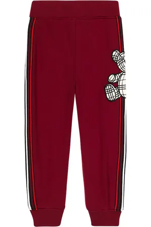 Burberry Pantaloni sportivi Thomas Bear in cotone