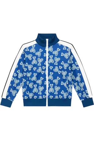 Palm Angels Felpa con stampa e zip