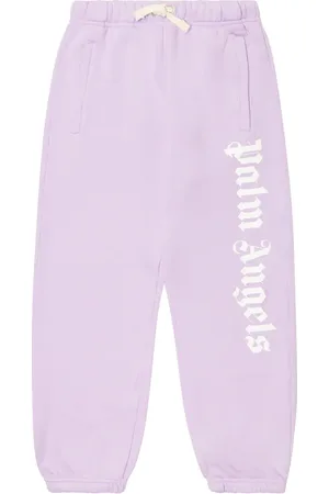 Palm Angels Pantaloni sportivi in jersey di cotone