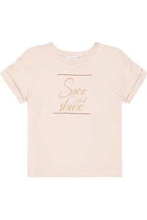 Brunello Cucinelli T-shirt in cotone con stampa