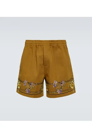 BODE Shorts in cotone con ricami