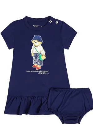 Ralph Lauren Baby - Abito e culottes in cotone