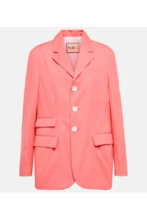 Plan C Blazer monopetto in cotone