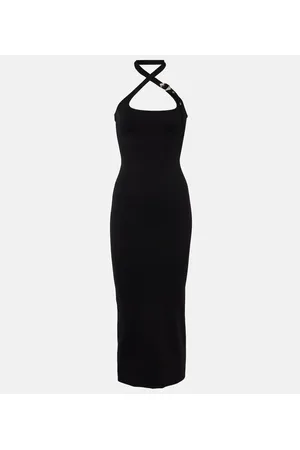 The Attico Abito midi in jersey