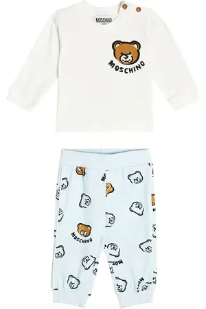 Moschino Baby - Felpa e pantaloni sportivi in cotone