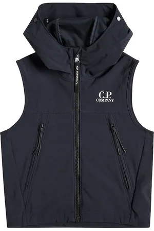 C.P. Company Gilet in Piumino DD Shell Verde Militare Uomo