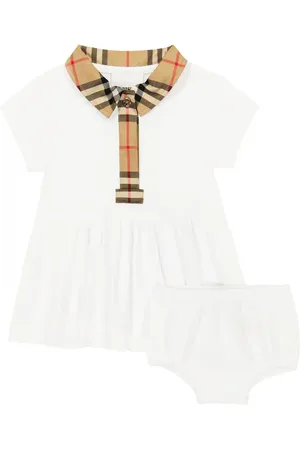 Burberry Baby - Abito e culottes in cotone