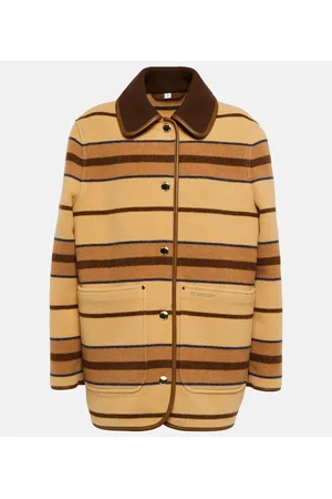 Burberry Giacca in lana a righe