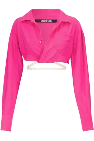 Jacquemus Camicia cropped Laurier in misto lino