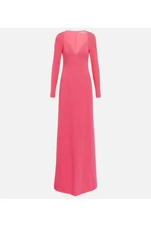 Stella McCartney Abito lungo in crêpe
