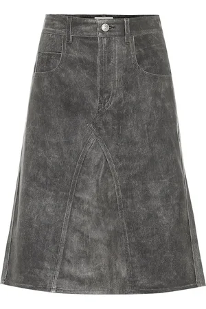 Marant Etoile Gonna midi Fiali in pelle