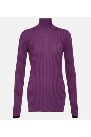 Plan C Pullover in maglia a coste di lana