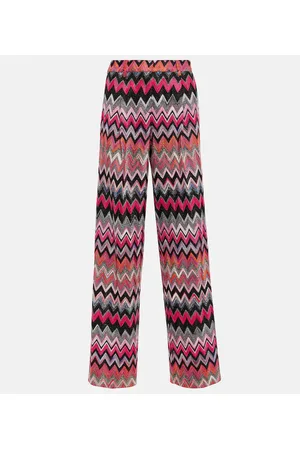 Missoni Pantaloni regular a zig-zag