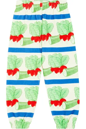 Mini Rodini Pantaloni sportivi Veggie in cotone