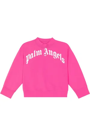 Palm Angels Felpa in jersey di cotone con logo