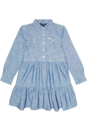 Ralph Lauren Abito chemisier in chambray di cotone