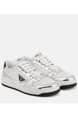 Prada Sneakers Downtown in pelle con logo