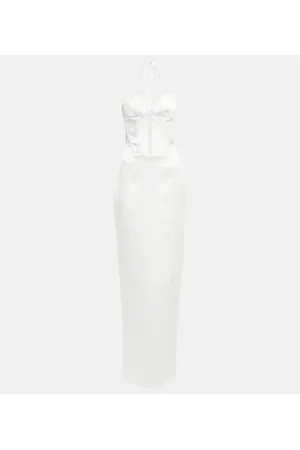 Rasario Abito lungo Bustier in raso