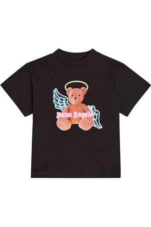 Palm Angels T-shirt in jersey di cotone con stampa