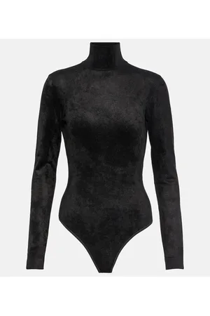 Alaïa Alaïa Body in velluto a collo alto