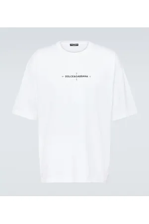 Dolce & Gabbana T-shirt in jersey di cotone con logo