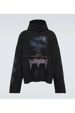 Balenciaga Felpa con cappuccio e stampa