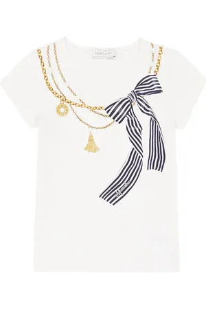MONNALISA T-shirt in misto cotone con stampa