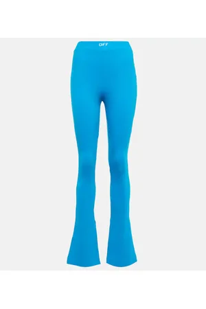 OFF-WHITE Leggings in jersey con spacchi