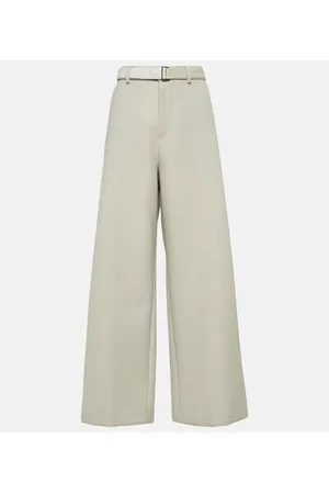 SACAI Pantaloni a gamba larga