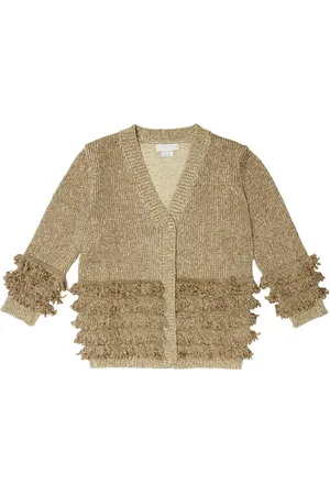 Stella McCartney Cardigan in misto cotone con frange
