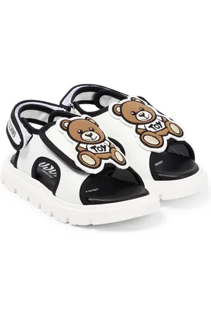 Moschino Sandali in pelle con logo
