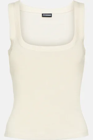 Jacquemus Tank top Le Débardeur Gros Grain in cotone