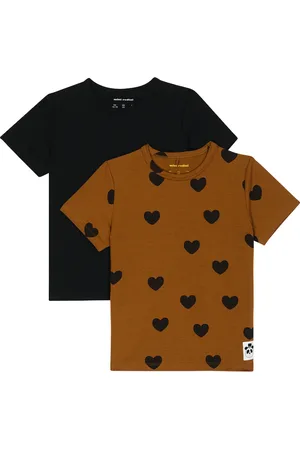Mini Rodini Set di 2 T-shirt Basic Hearts