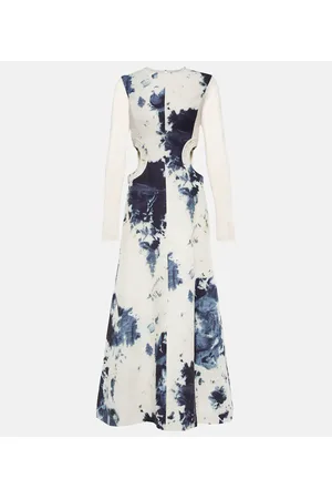 Chloé Chloé Abito midi tie-dye con cut-out